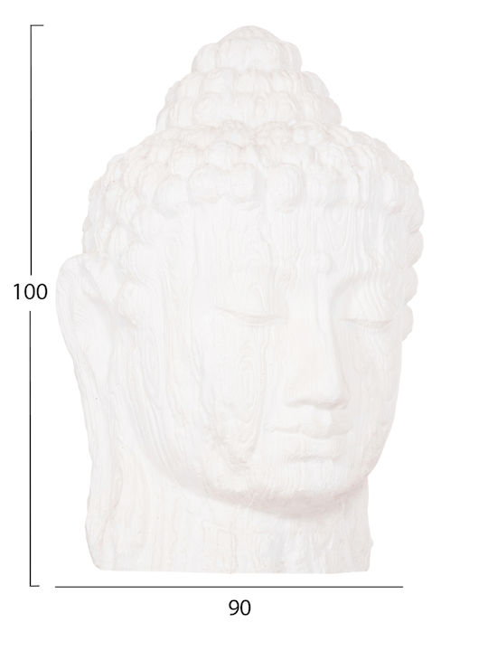 HomeMarkt Διακοσμητικό Δαπέδου Xxl Buddha 90x90x100cm