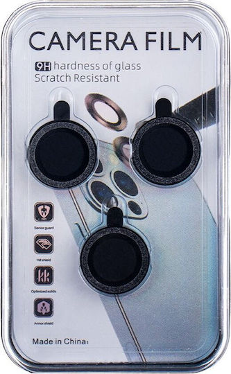 Camera Protection Tempered Glass Black for the iPhone 11