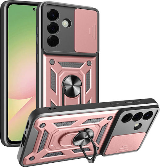 Techsuit Camshield Umschlag Rückseite Metallisch Rose Gold (Samsung Galaxy A56 5G - Techsuit)