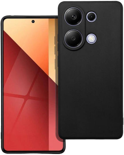 Nemo Umschlag Rückseite Silikon Schwarz (Redmi 13)
