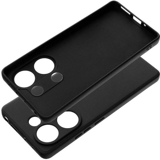 Nemo Umschlag Rückseite Silikon Schwarz (Redmi 13)