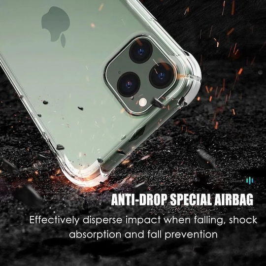 Techsuit Shockproof Clear Задна корица Силикон Прозрачен (OnePlus 8T)