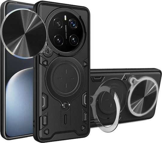 Techsuit Camguard Pro Umschlag Rückseite Silikon Schwarz (Honor Magic7 Pro - Techsuit)