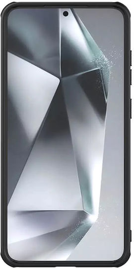 Nillkin Super Frosted Pro Задна корица Пластмаса / Силикон Черен (Galaxy S25+)
