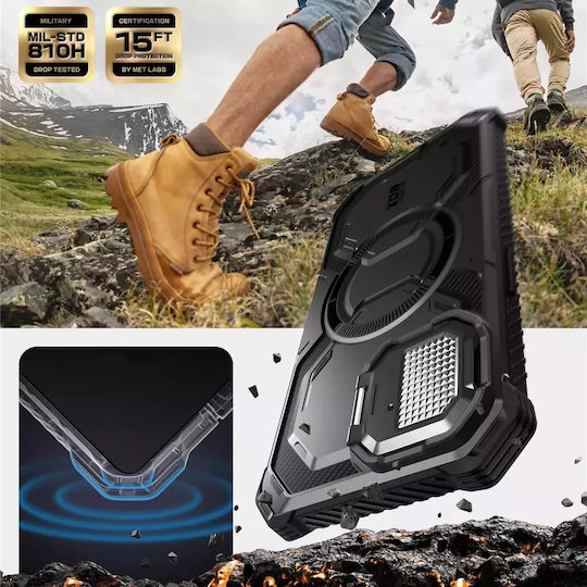 Supcase Iblsn Armorbox Mag Back Cover Σιλικόνης Μαύρο (Apple iPhone 16e)