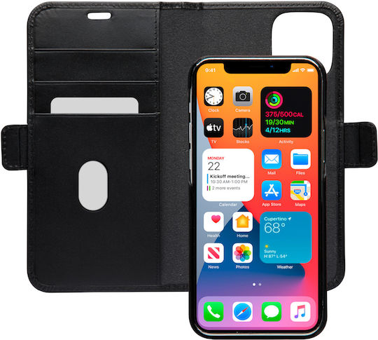 dbramante1928 Lynge Buchen Sie Leder Schwarz (iPhone 12 Pro Max)
