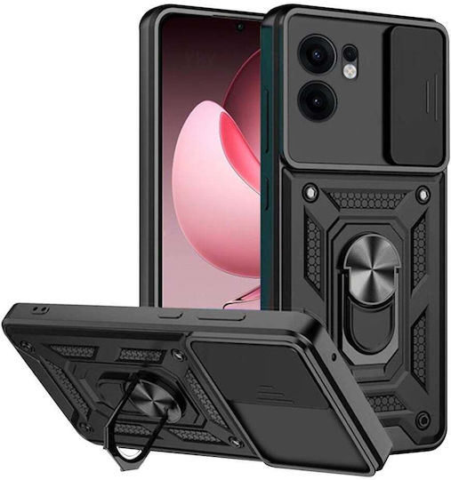 Techsuit Camshield Back Cover Σιλικόνης Μαύρο (Oppo Reno13 F 4G, Oppo Reno13 F 5G)