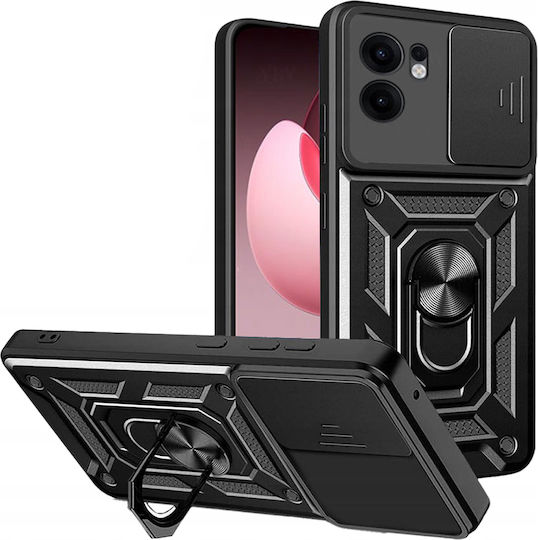 Techsuit Camshield Back Cover Σιλικόνης Μαύρο (Oppo Reno13 F 4G, Oppo Reno13 F 5G)
