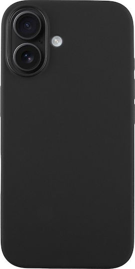 Idol 1991 Velvet Umschlag Rückseite Silikon Schwarz (iPhone 16 Plus)