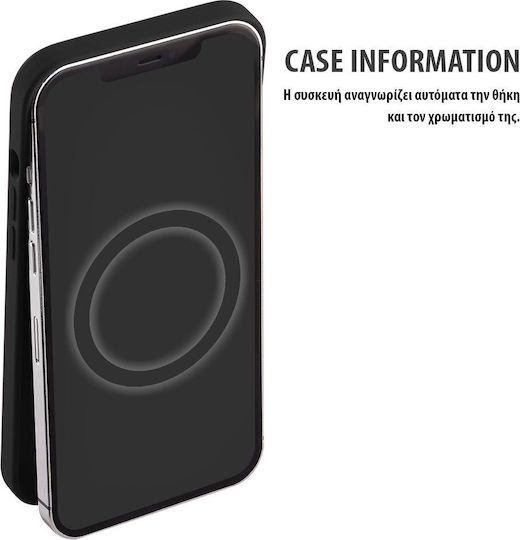 Idol 1991 Velvet Umschlag Rückseite Silikon Schwarz (iPhone 16 Plus)