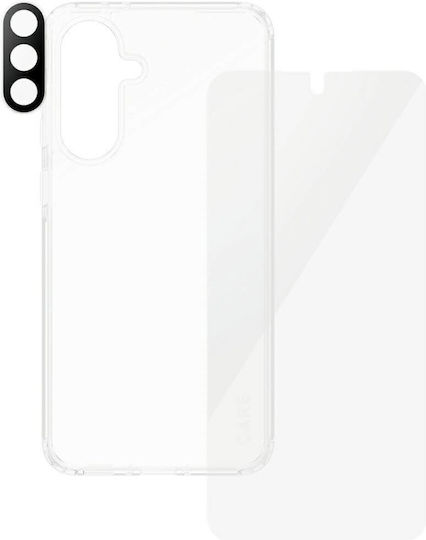 CARE by PanzerGlass Flagship 3in1 Back Cover Tempered Glass Set with Glass Transparent (Samsung Galaxy A56 5G, PanzerGlass)