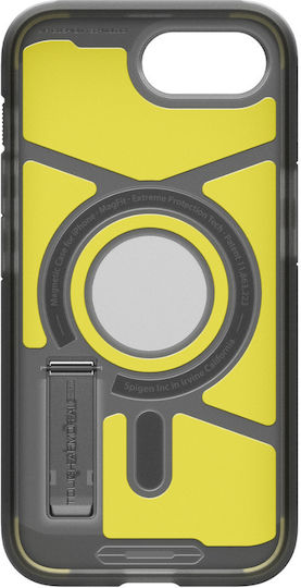Spigen Tough Armor AI (MagFit) Back Cover Silicone / Plastic 2mm Frost Black (iPhone 17e / 16e)