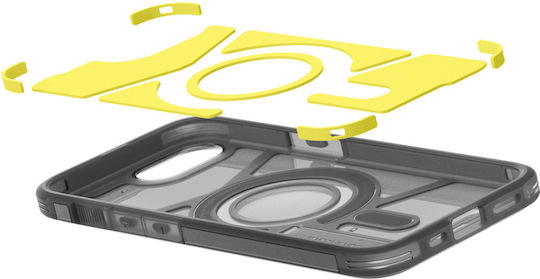 Spigen Tough Armor AI (MagFit) Back Cover Silicone / Plastic 2mm Frost Black (iPhone 17e / 16e)