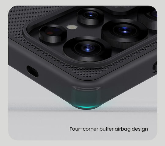 Nillkin Super Frosted Pro Back Cover Plastic / Silicone 0.5mm Waterproof Black (Galaxy S25 Ultra)