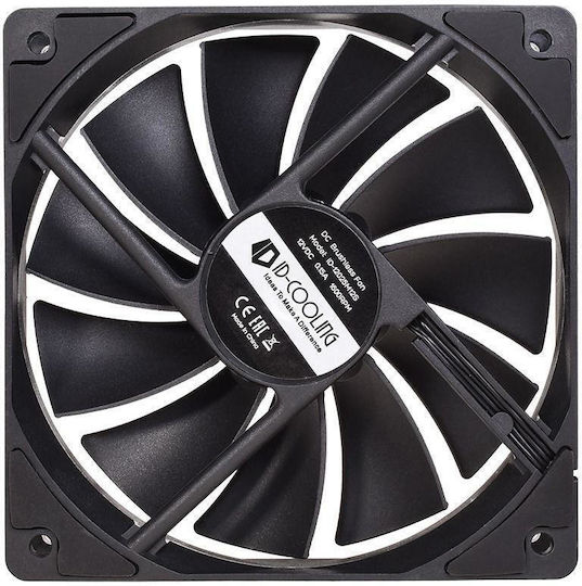 ID-Cooling Ventilator Pentru Carcasă 120mm (60cfm) Fără Iluminare LED și Conexiune 3-Pin