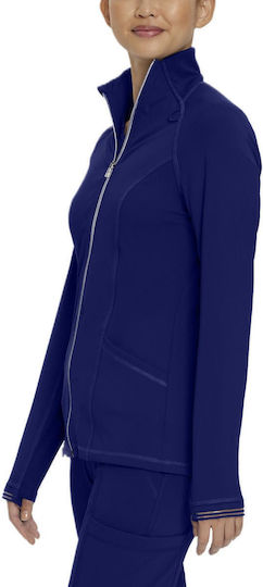 Landau Women's Navy Blue Medical Jacket