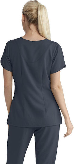 Grey's Anatomy Cora Women's Gray Medical Blouse