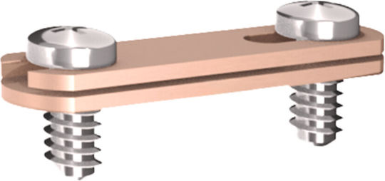 Elvhx Flat Shaft Bracket Earthing Support Tape 40-50x7mm 557-9