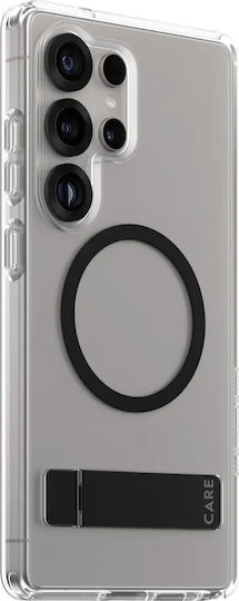 Care By Panzerglass Feature Case Transparent W Black Kickstand & Qi Compatible Samsung Galaxy S 25 Ultra