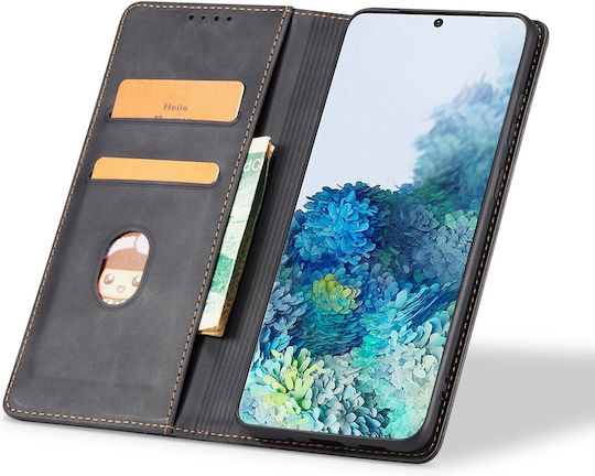 Bodycell Книга Изкуствена кожа / Кожа Черен (Poco X7 Pro)