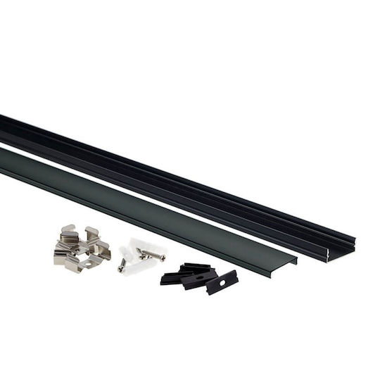 Eurospot Aluminiumprofil für LED-Streifen 200x3x1cm
