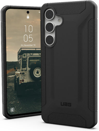 UAG Scout Umschlag Rückseite Kunststoff / Silikon mit Band Schwarz (Galaxy S24 FE)