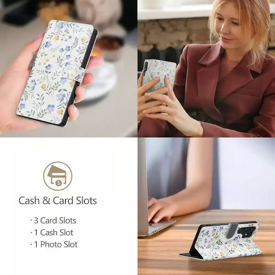 Tech-Protect Spring Flowers Wallet Δερματίνης Πολύχρωμο (Samsung Galaxy A56 5G)