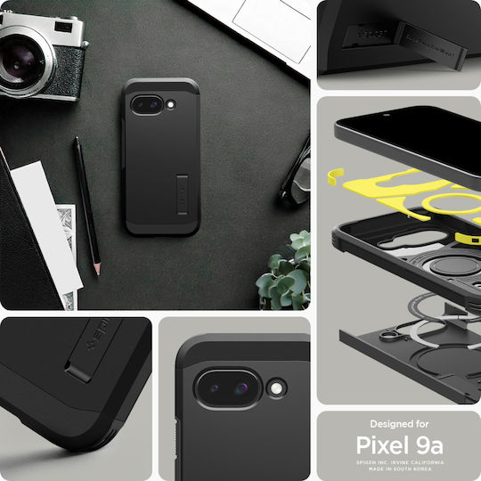 Spigen Tough Armor Back Cover Σιλικόνης / Πλαστικό 2mm Μαύρο (Google Pixel 9a)
