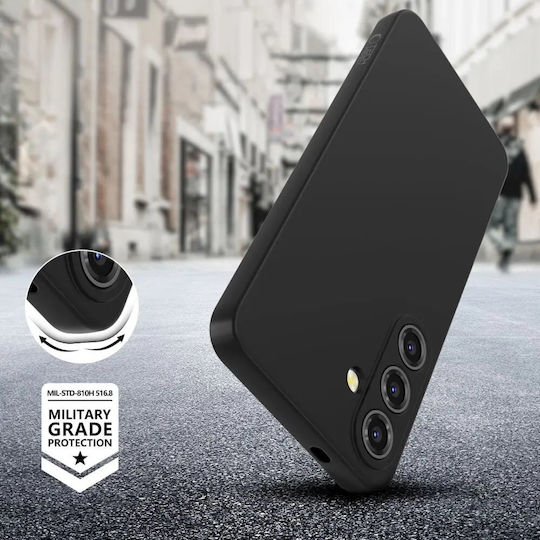 Tech-Protect Icon Back Cover Σιλικόνης / Πλαστικό Μαύρο (Galaxy A56)