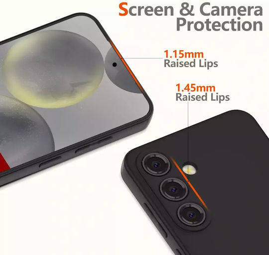 Tech-Protect Icon Back Cover Σιλικόνης / Πλαστικό Μαύρο (Galaxy A56)