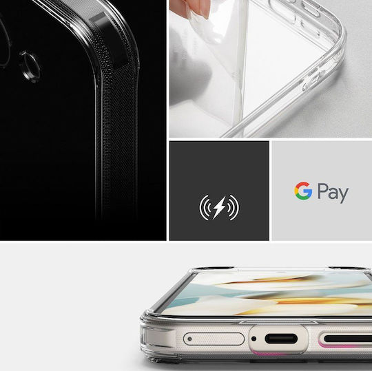 Ringke Back Cover Πλαστικό / Σιλικόνης 2mm Διάφανο (Google Pixel 9a)