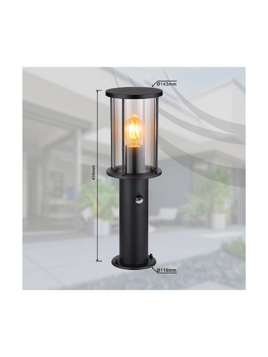 Globo Lighting Lampa Post Mic Pentru Exterior IP54 Cu Bază De Bec E27 Neagră