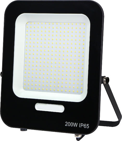 Lucas LED Στεγανός Προβολέας LED 200W Ψυχρό Λευκό 6400K IP66