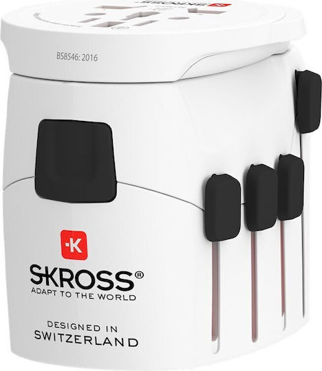 Skross Αντάπτορας Πρίζας από Universal σε Universal