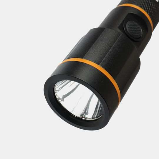 Ingco Wiederaufladbar Taschenlampe LED IPX4 mit maximaler Helligkeit 450lm