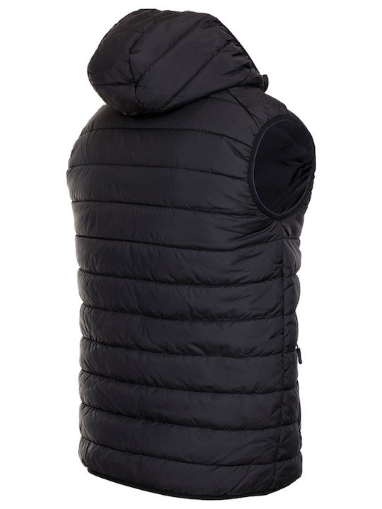 Stenso Speedy Neo Men's Safety Vest Hooded Black
