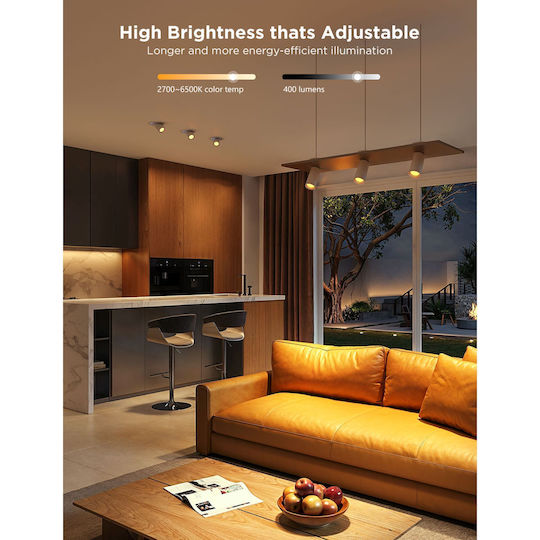 Govee Smart Bulbs LED for Socket GU10 RGBW 400lm 2pcs