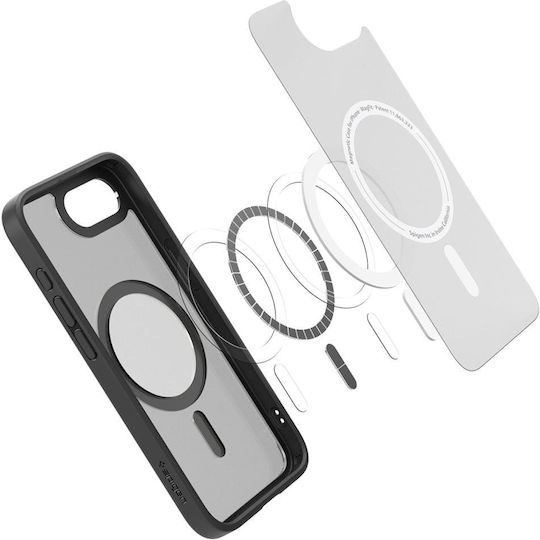 Spigen Ultra Hybrid MagFit Rückseite Kunststoff / Silikon 1,2 mm Schwarz iPhone 17e / 16e