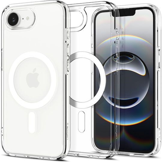 Spigen Ultra Hybrid MagFit Rückseite Silikon / Kunststoff 1,2 mm Transparent (iPhone 17e / 16e)