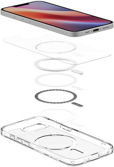 Spigen Ultra Hybrid MagFit Rückseite Silikon / Kunststoff 1,2 mm Transparent (iPhone 17e / 16e)