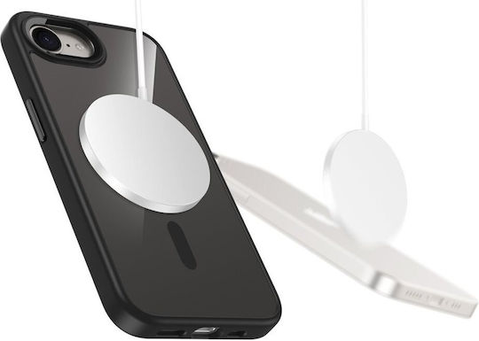 Tech-Protect Magmat Back Cover Plastic / Silicone Black (iPhone 17e / 16e)