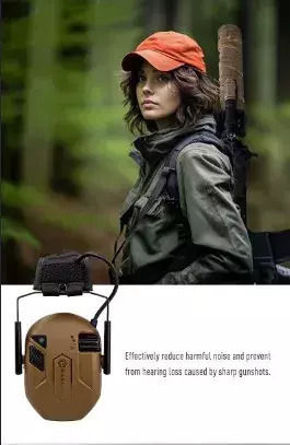 Opsmen M300A-CB Electronic Earmuffs with Band