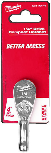 Milwaukee Καστάνια με Καρέ 1/4" Μήκους 7.6εκ.