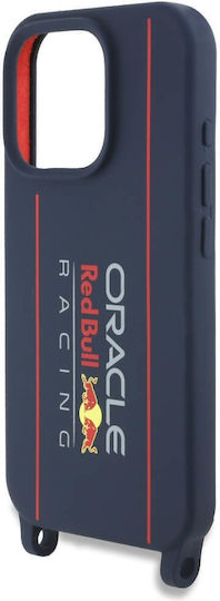 Red Bull Back Cover Silicone with Strap Navy Blue (iPhone 16 Pro)