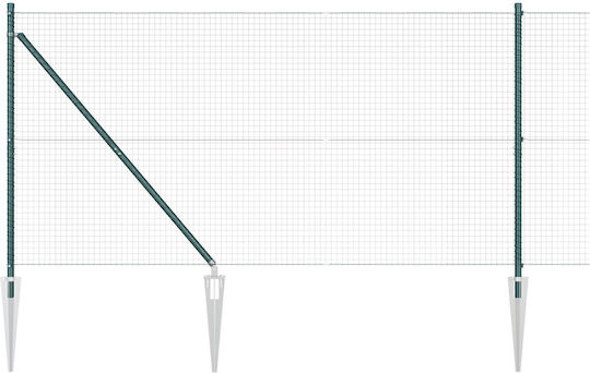 vidaXL Plasă De Sârmă Modul Verde 1.4x10m