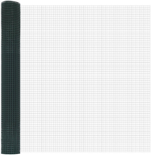 vidaXL Plasă De Sârmă Modul Verde 1.4x10m