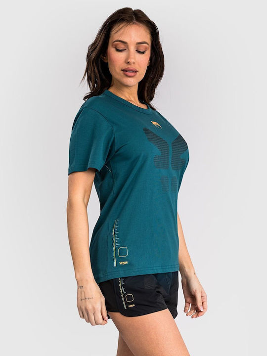 Venum Женска Тениска VENUM-05547-102 Black/Forest Green