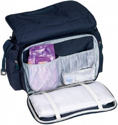 Inglesina Shoulder/Hand Diaper Bag My Baby Blue 48x32x16cm.