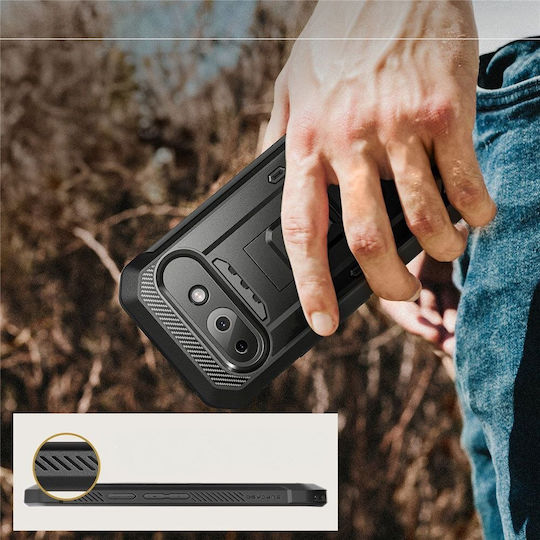 Supcase Unicorn Beetle Pro Back Cover Σιλικόνης Μαύρο (Google Pixel 9a)