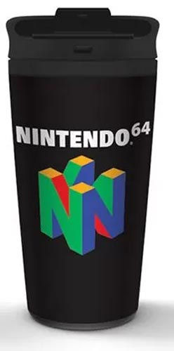 Pyramid International Nintendo 64 Pahar Termos Oțel inoxidabil 425ml Negru